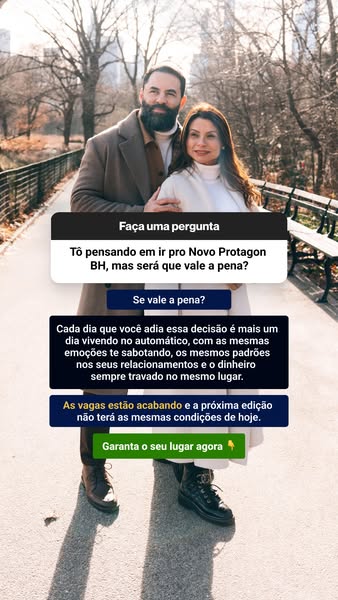 This ad features a couple in an outdoor setting. The ad aims to get the user to act on limiting beliefs holding them bac