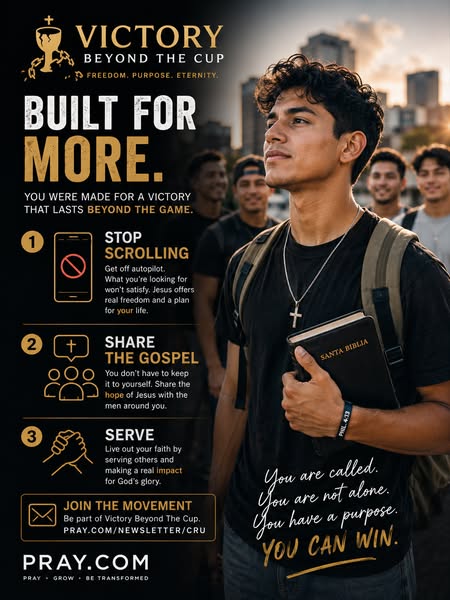 Pray Believe Receive ad