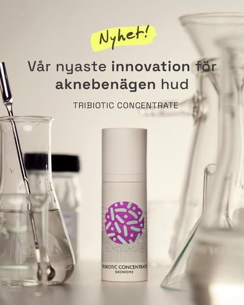This ad features a skincare product designed for acne-prone skin, emphasizing its innovative formula. The ad utilizes a 