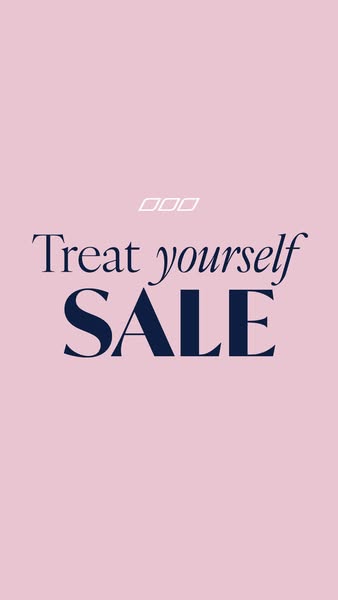 This ad promotes a Lorna Jane sale, encouraging viewers to treat themselves.