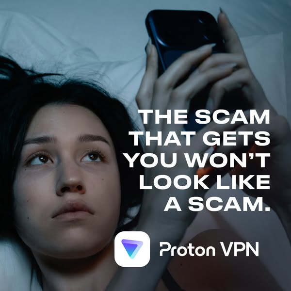 This image ad uses the headline "The scam that gets you won't look like a scam" to create a sense of curio