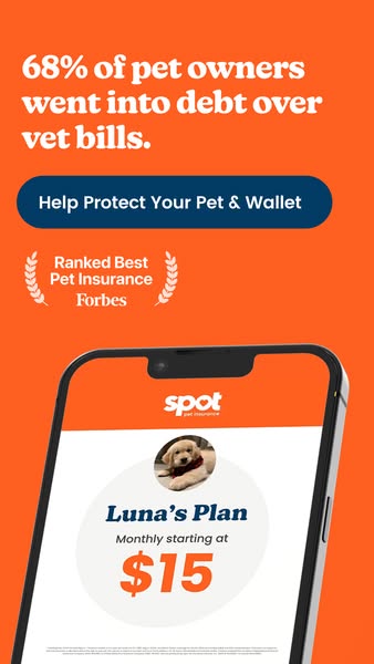 Spot Pet Insurance ad