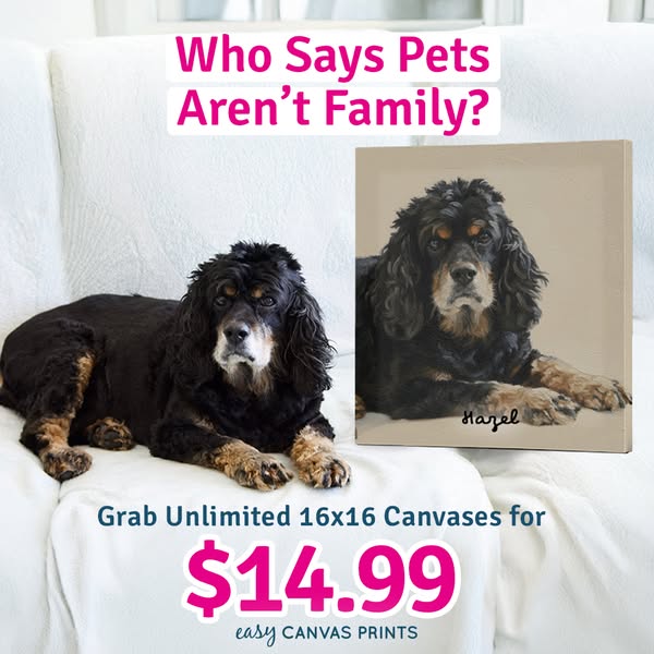 Easy Canvas Prints ad