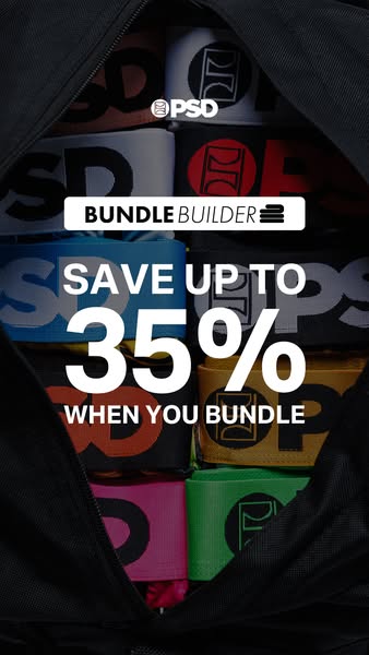 This ad promotes PSD underwear and highlights a bundle offer, encouraging customers to save up to 35% when they bundle t
