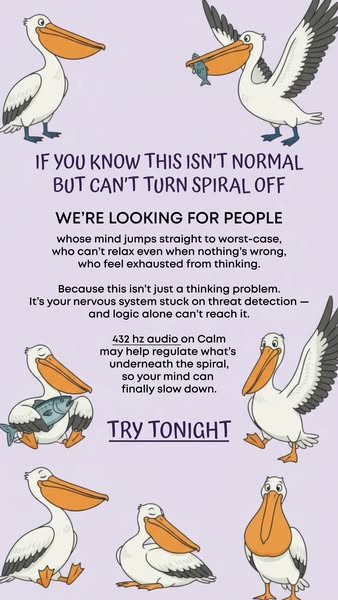 This ad for Calm is designed for people whose minds jump to worst-case scenarios and who feel exhausted from thinking. I