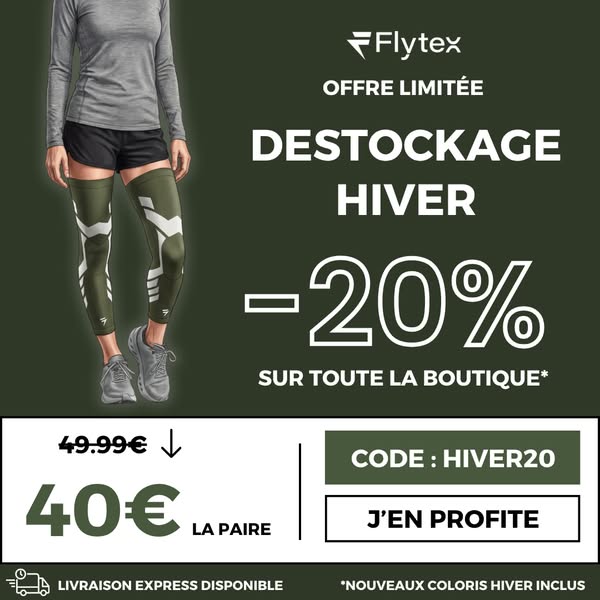 This ad for Flytex promotes a limited-time clearance sale on their entire store with a discount of 20%. The ad features 