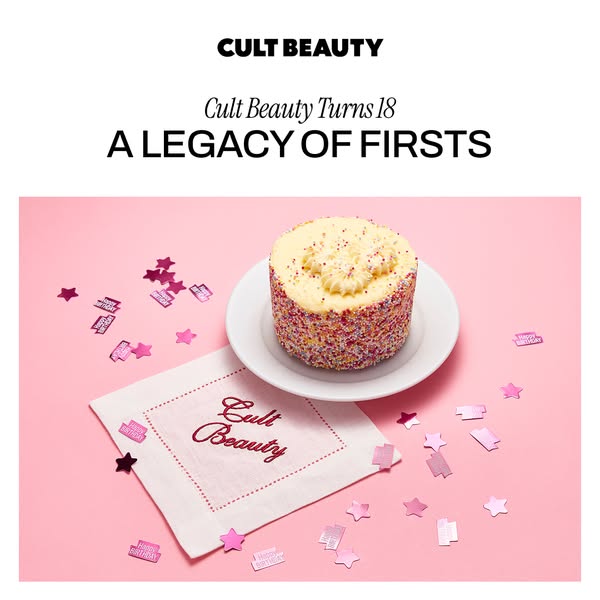 The ad is to celebrate Cult Beauty turning 18 years old.