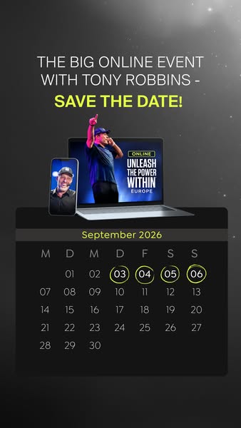 Tony Robbins ad