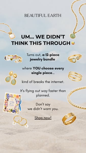 Beautiful Earth Jewelry ad