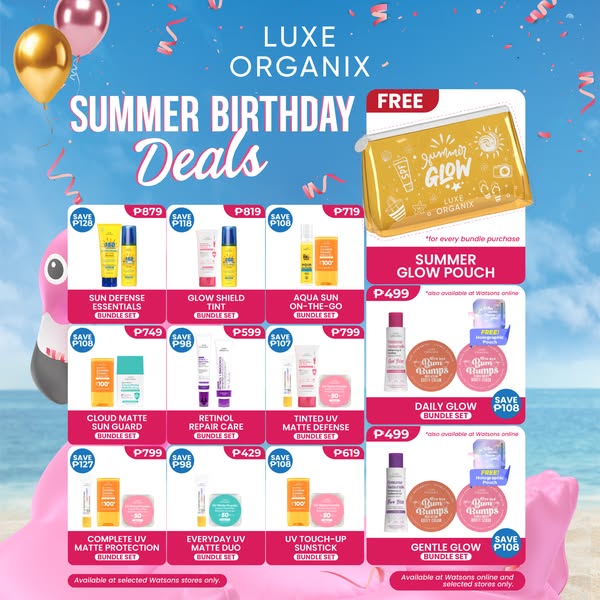 Luxe Organix Philippines ad