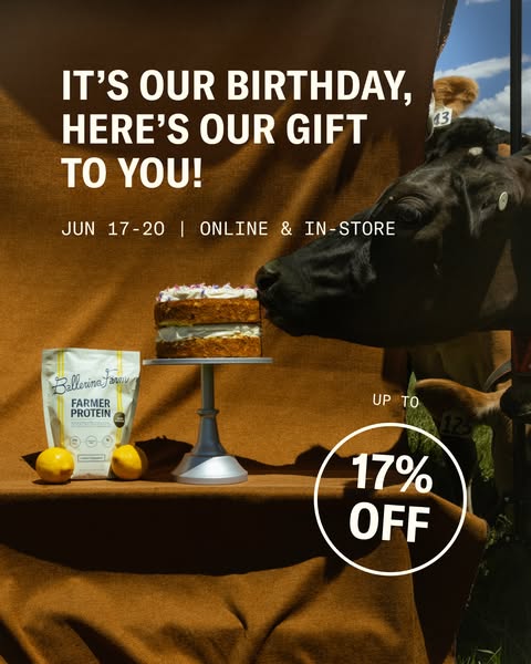 Ballerina Farm Store ad