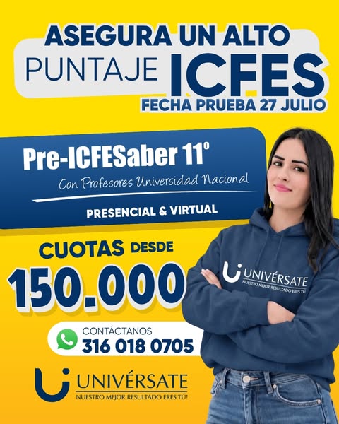 PreUNAL PreICFES ad