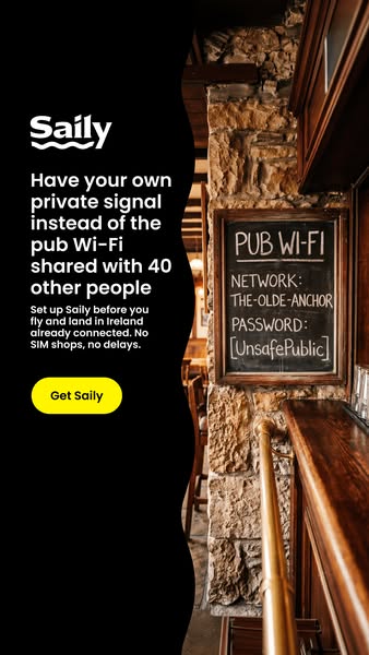 Saily eSIM ad