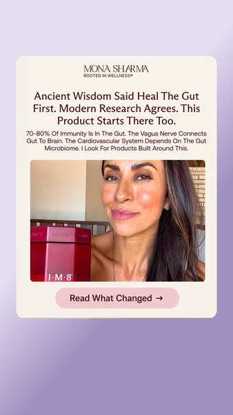 Mona Sharma Health and Wellness ad