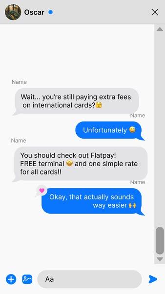 Flatpay ad