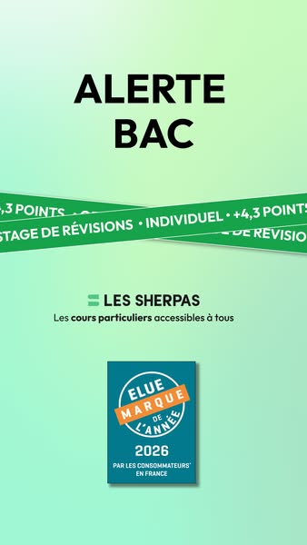 This ad uses an award badge and text describing the benefits of this tutoring service to encourage viewers to try Les Sh