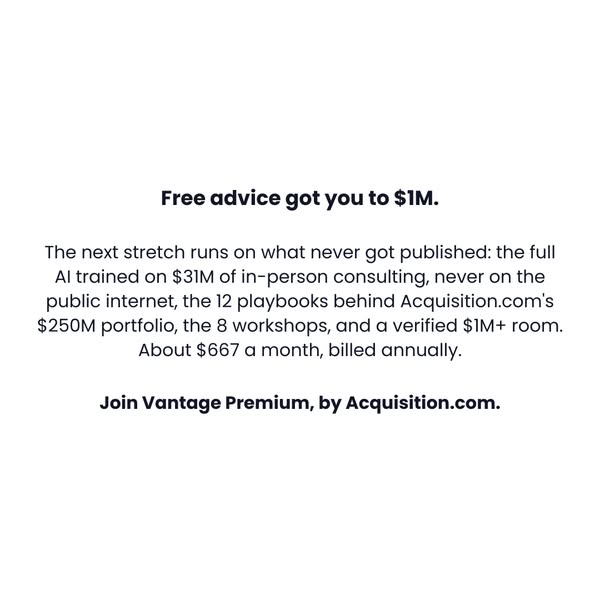 Alex Hormozi ad
