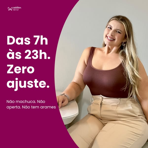 This image ad showcases a woman confidently modeling shapewear. The focus is on comfort and wearability for an extended 