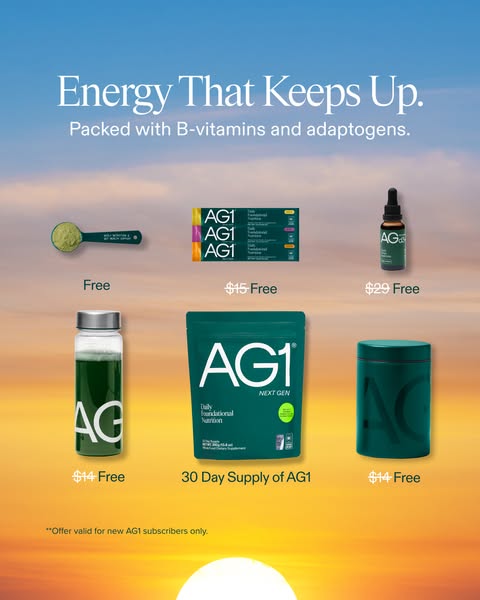 AG1 by Athletic Greens ad