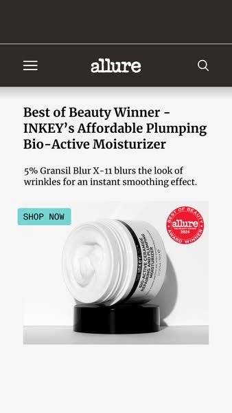 This ad promotes INKEY's Bio-Active Ceramide Repairing and Plumping Moisturizer. It highlights the product's abi