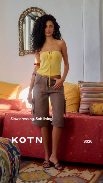 An ad for KOTN showcasing clothing.
