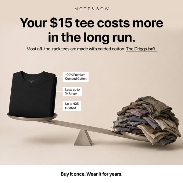 Mott & Bow ad