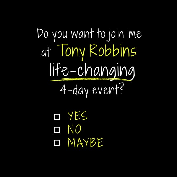 Tony Robbins ad
