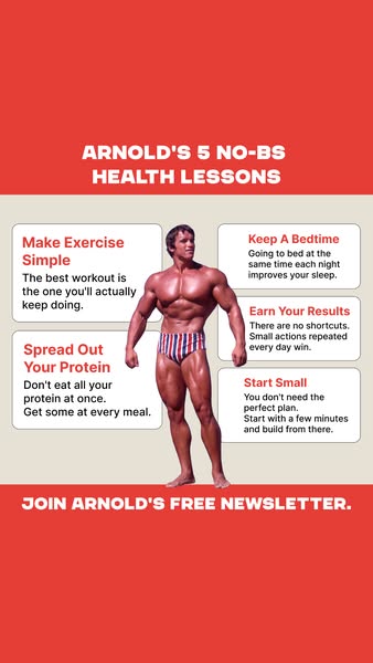 Arnold Schwarzenegger ad