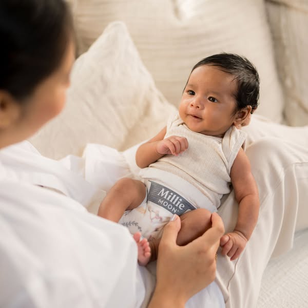 Millie Moon Luxury Diapers ad