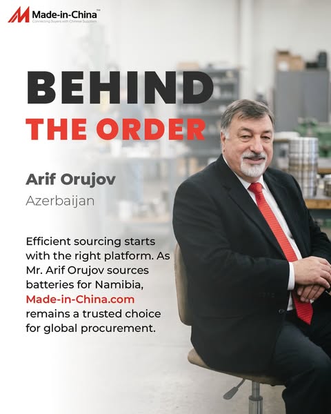 This ad for Made-in-China.com highlights the importance of efficient sourcing through the right platform. The ad feature