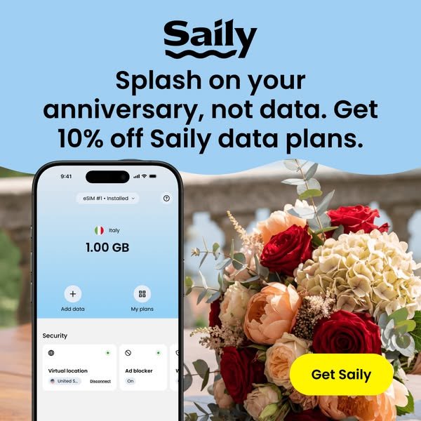Saily eSIM ad