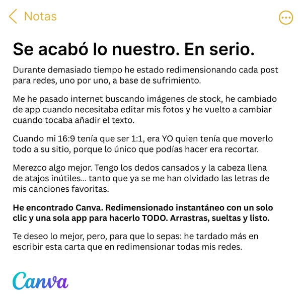 Canva ad