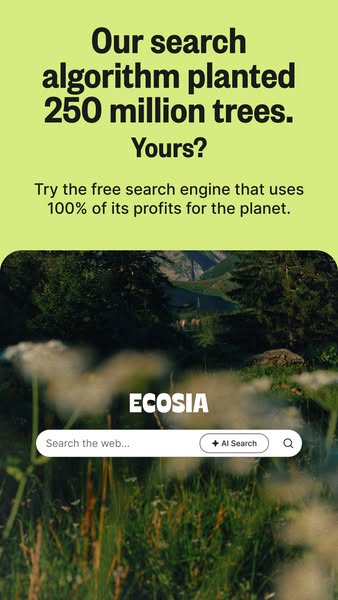Ecosia ad