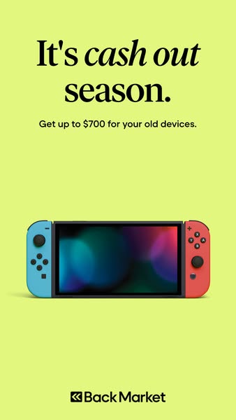 This ad for Back Market encourages users to sell their old devices for up to $700.