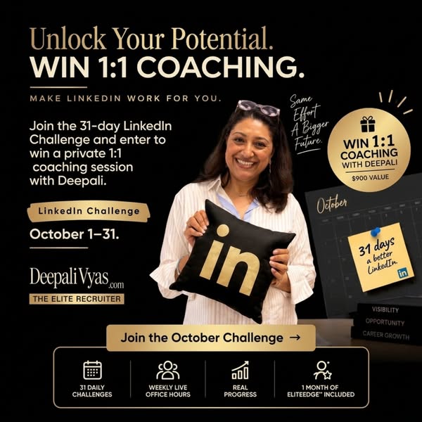 Elite Recruiter - Deepali Vyas ad