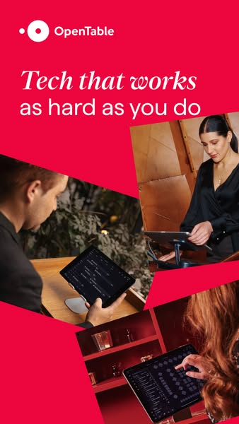 This ad for OpenTable highlights the brand's technology and how it can help restaurants run more efficiently. The ad