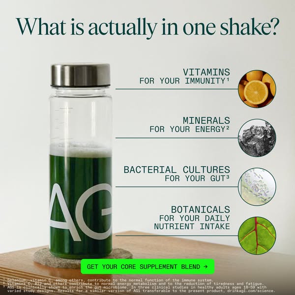 AG1 by Athletic Greens ad