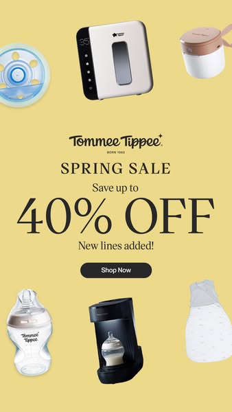 Tommee Tippee ad