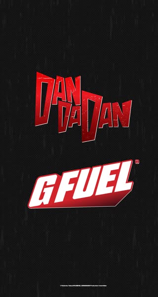 This ad is a collaboration between G FUEL and Dandadan.
