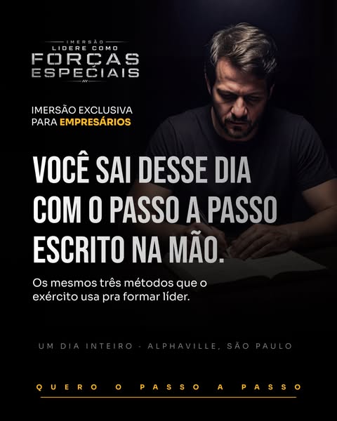 Pense como Forças Especiais ad
