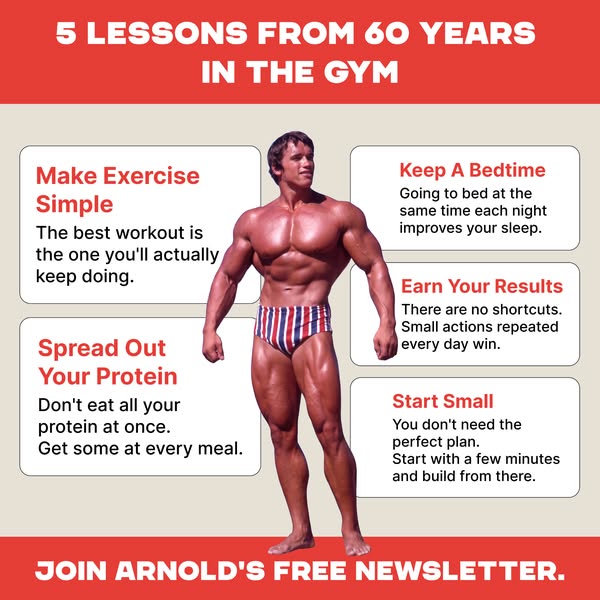 Arnold Schwarzenegger ad
