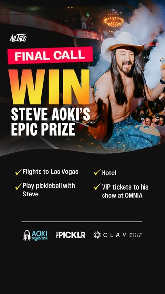 Steve Aoki ad