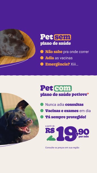 This ad highlights the issues that arise when your pet doesn't have health insurance and presents Petcom as the solu