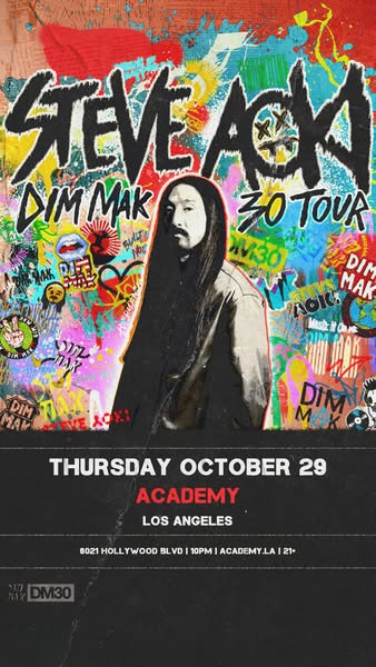 Steve Aoki ad