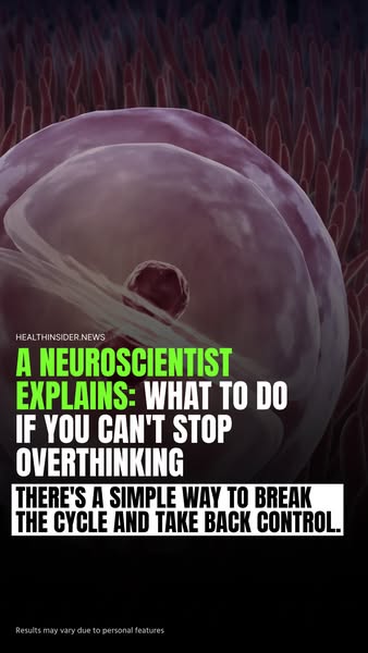 This ad presents viewers with a neuroscience-backed approach to breaking the cycle of overthinking. It aims to help view