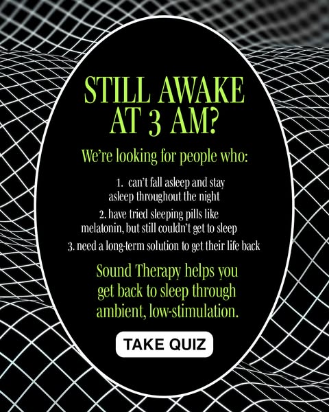 The ad is targeted towards people who have trouble falling asleep and staying asleep, have tried sleeping pills like mel