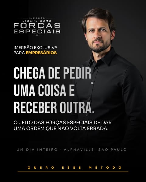 Pense como Forças Especiais ad