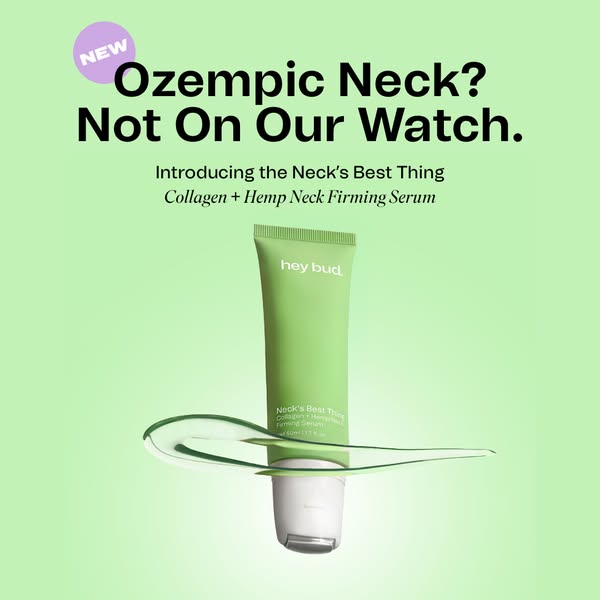 This ad highlights and offers a solution to the problem of neck skin sagging and wrinkling due to weight loss, age, or g