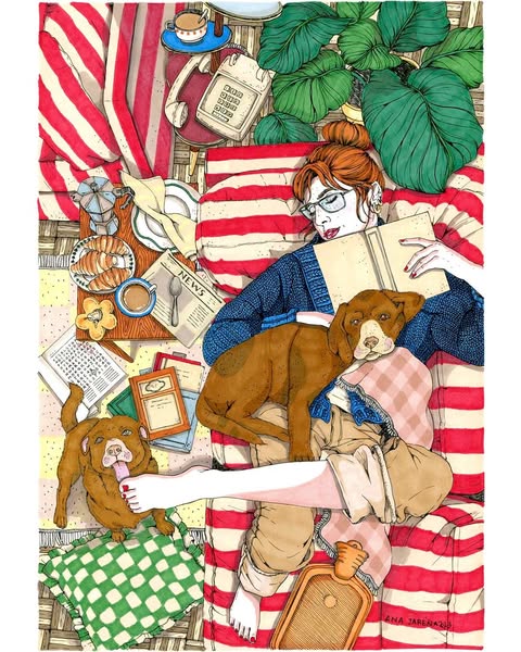 Ana Jarén Illustration ad