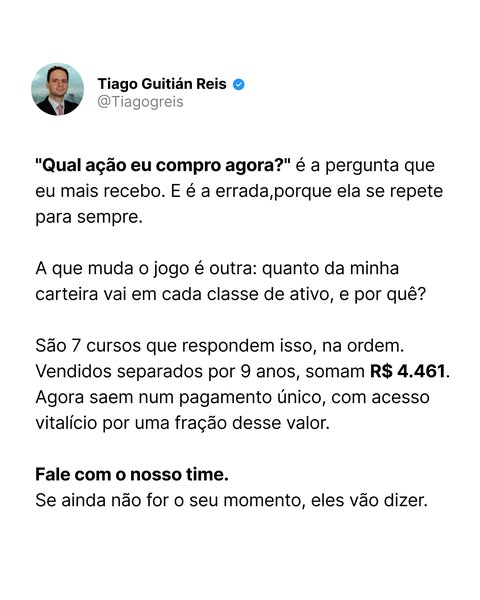 Tiago Reis ad